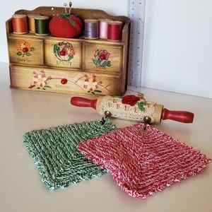 Vintage Needlecraft Functional Decor Bundle